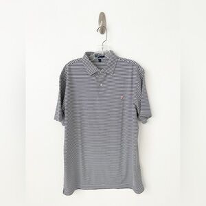 Friar's Head Golf Club Peter Millar Crown Crafted Shirt M Blue White Striped